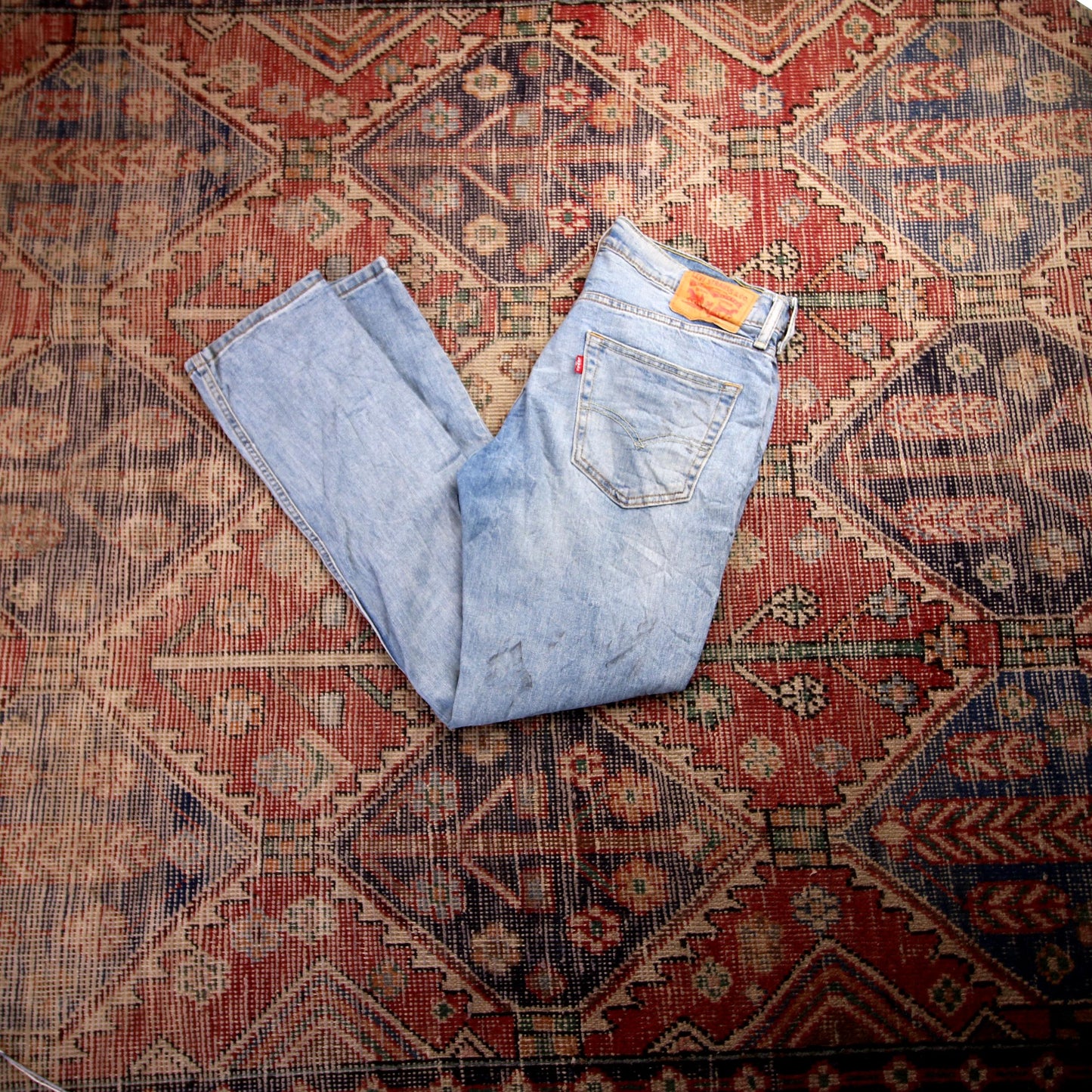 Levi's 511 W34 L28 Slim Fit Blue Denim Jeans