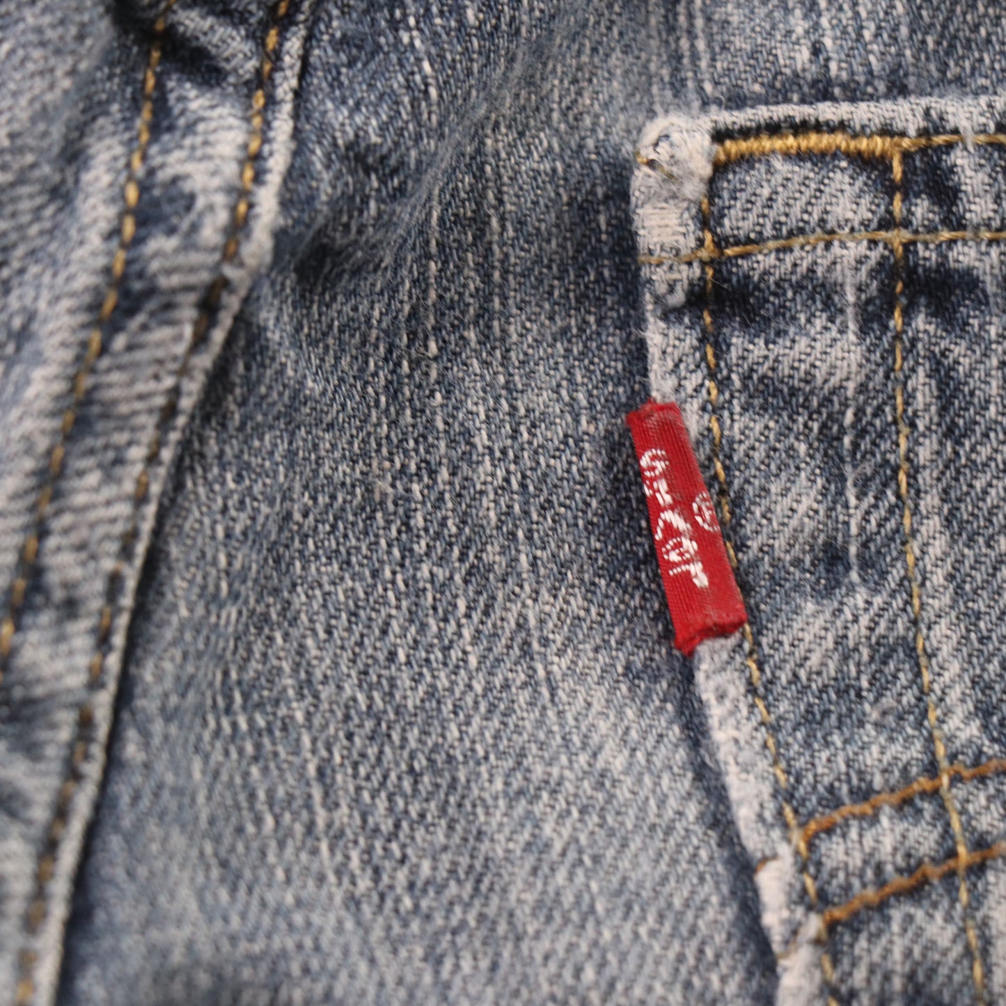 Levi's 514 Red Tab W40 L28 Straight Leg Blue Denim Jeans