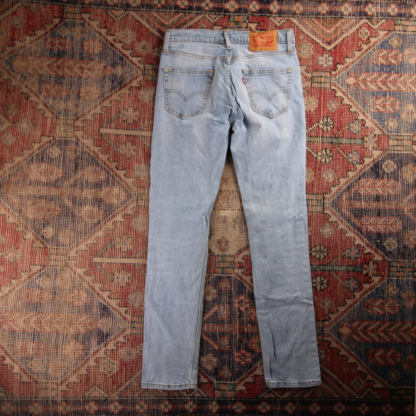 Levi's 511 Red Tab W28 L30 Slim Fit Blue Denim Jeans