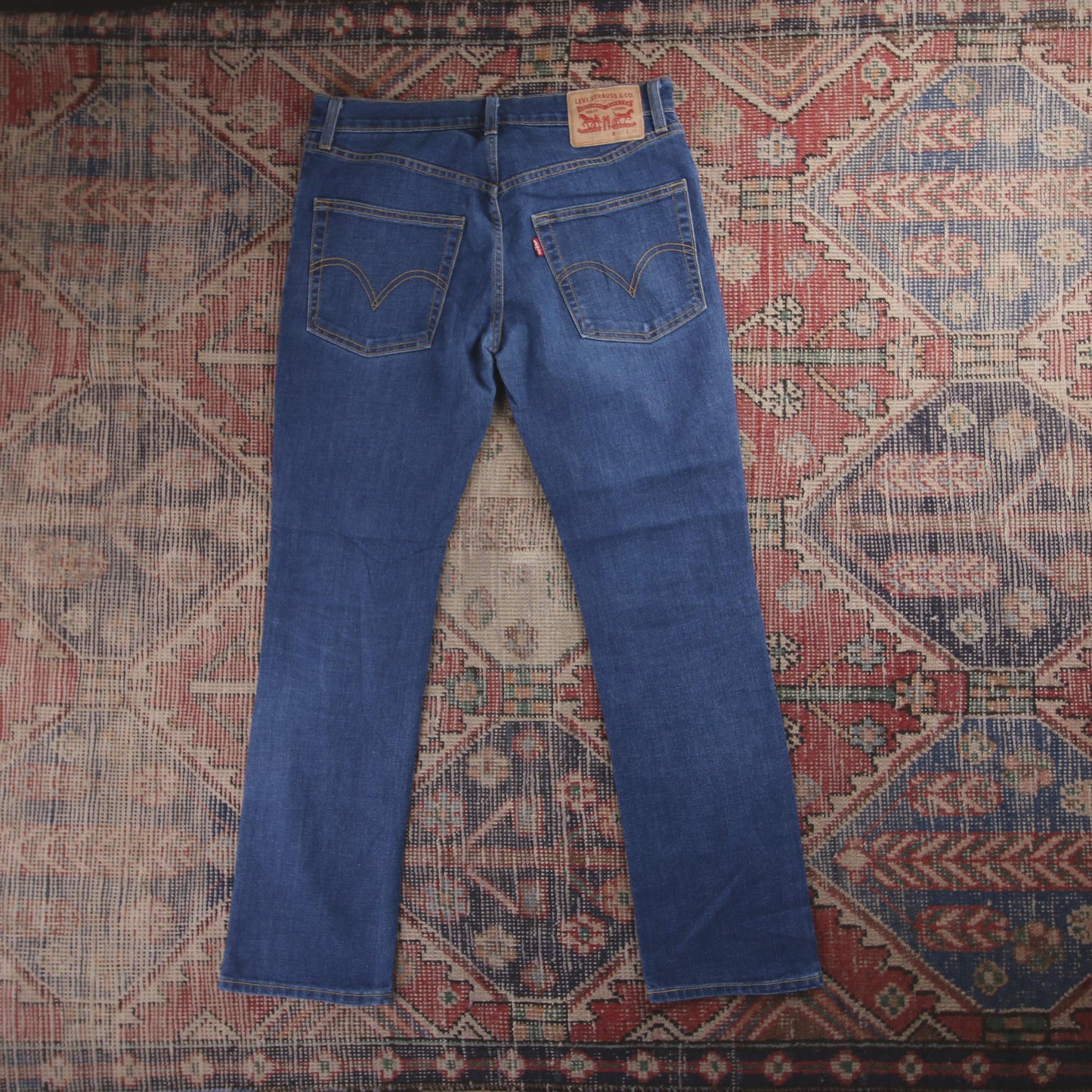 Levi's 511 Red Tab W30 L29 Slim Fit Blue Denim Jeans
