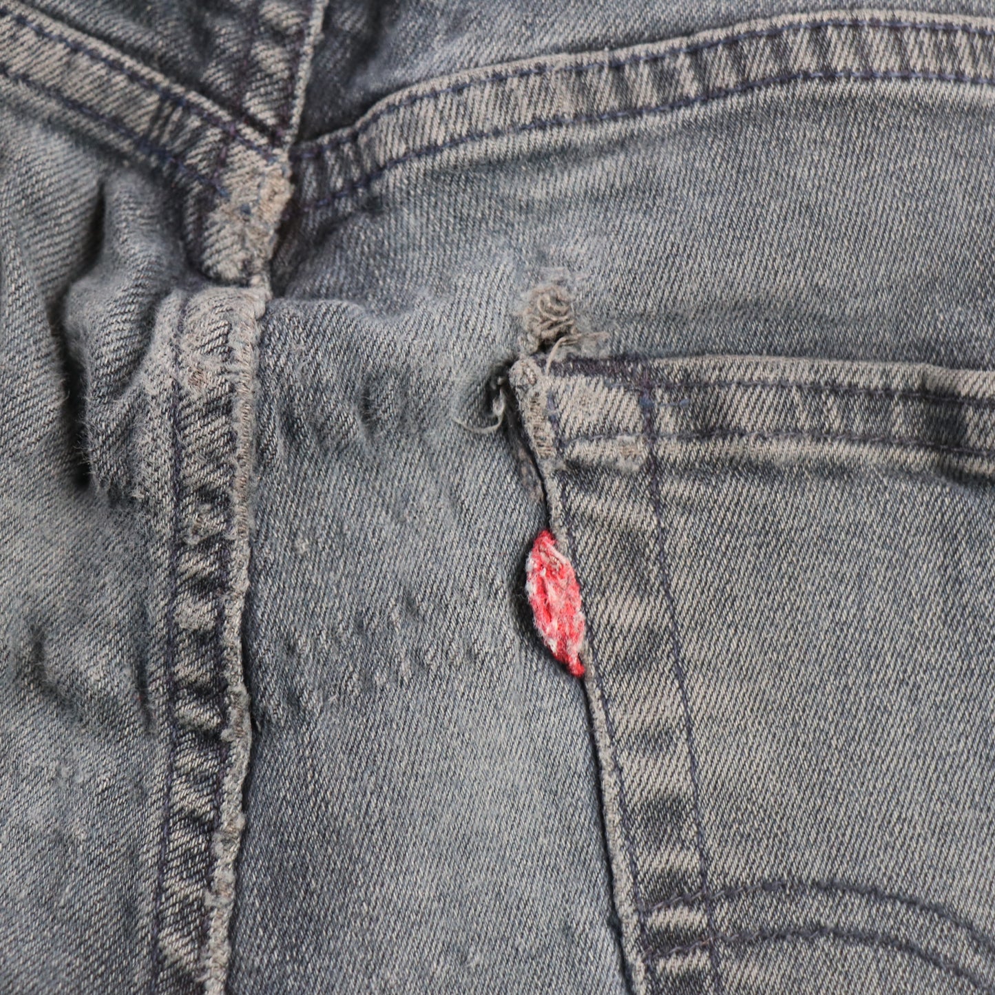 Levi's W24 L30 Tapered Leg Blue Denim Jeans