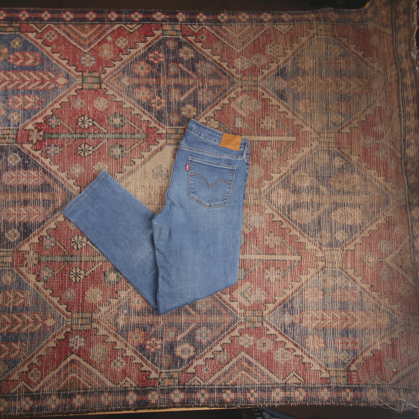 Levi's 712 W30 L28 Slim Fit Blue Denim Jeans