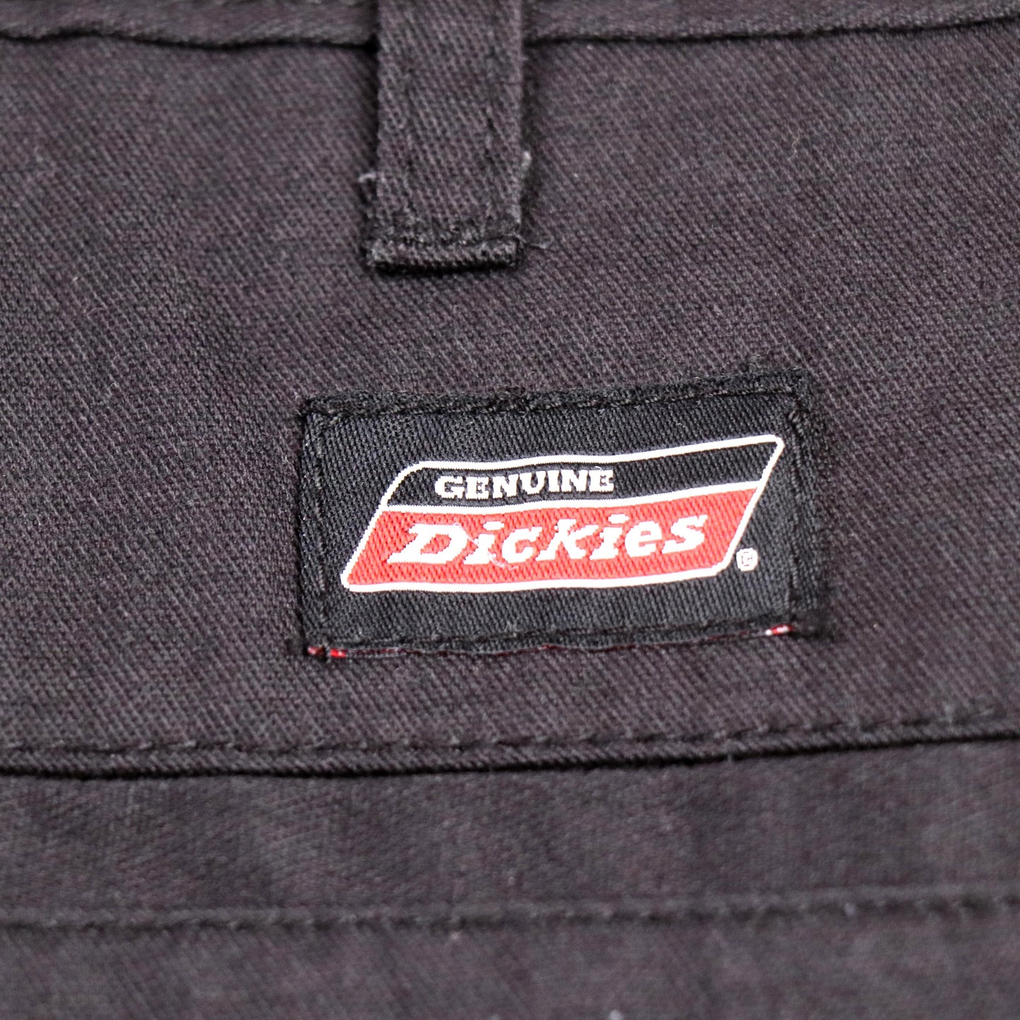 Dickies W36 L29 Cargos Black Cotton Blend Trousers