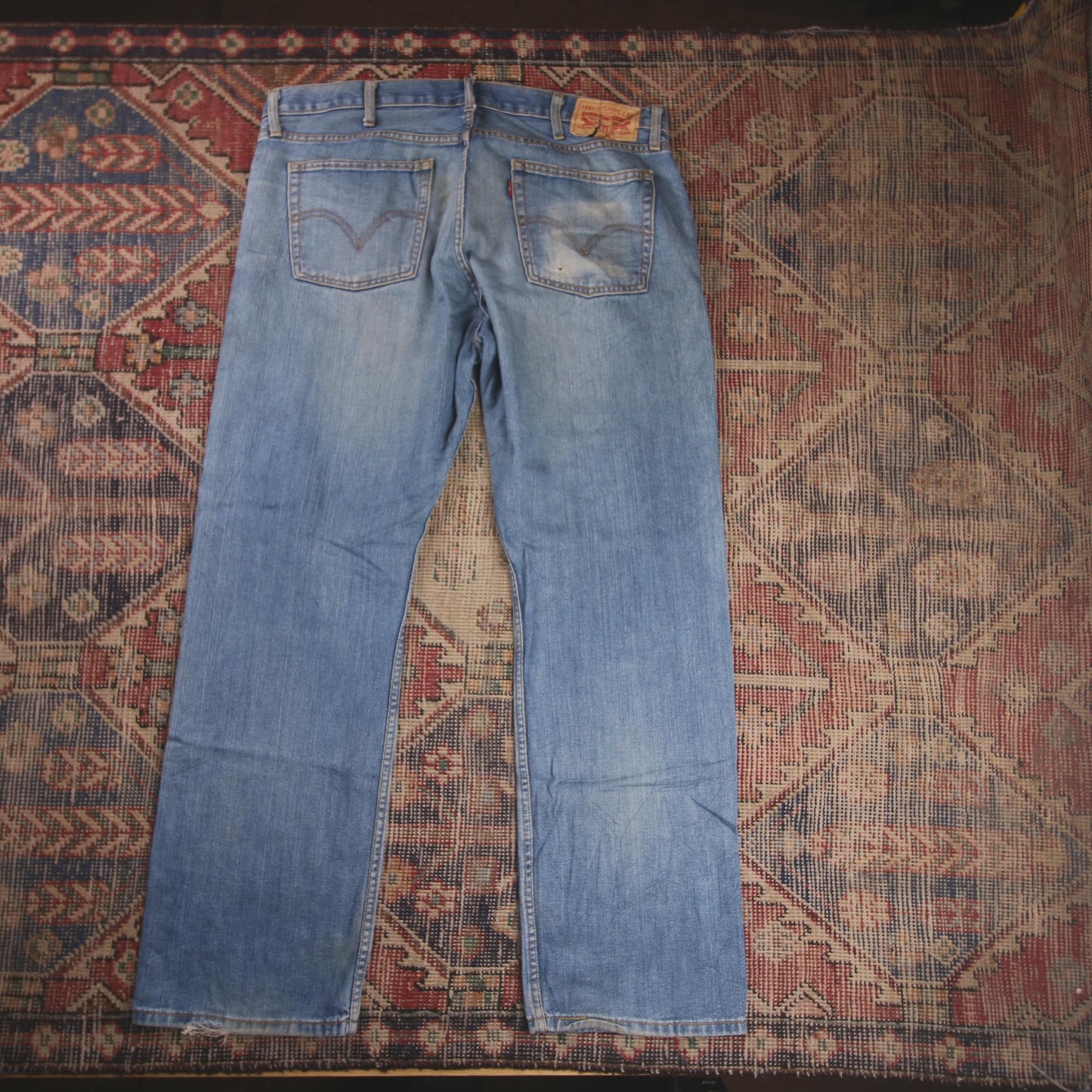 Levi's 514 W38 L30 Straight Leg Blue Denim Jeans