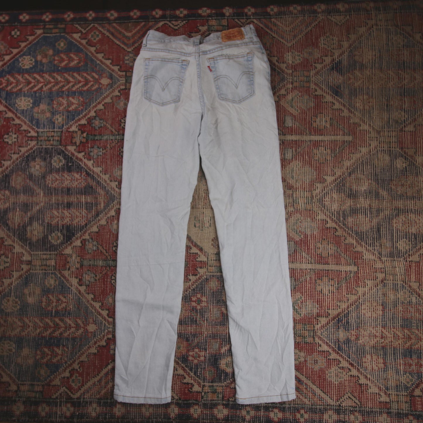 Levi's 512 W28 L30 Tapered Leg Slim Fit Blue Denim Jeans