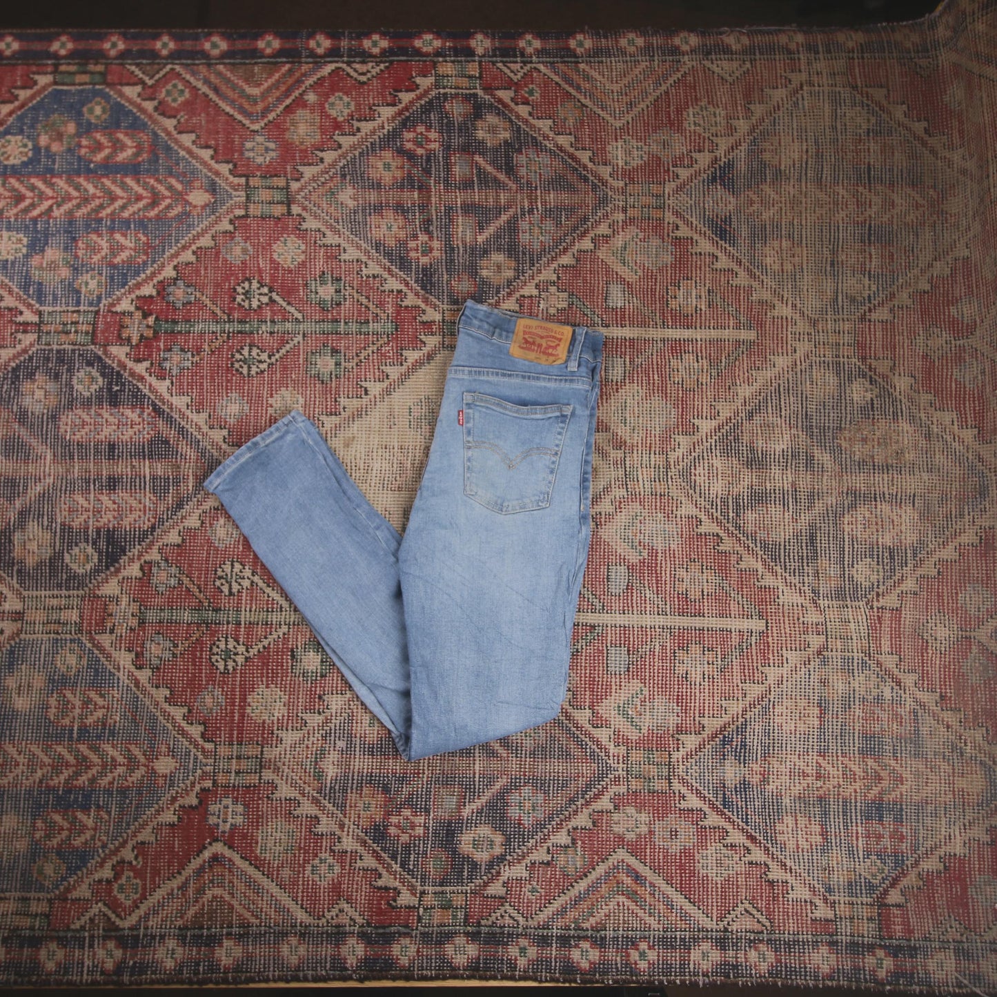 Levi's 512 W28 L29 Tapered Leg Slim Fit Blue Denim Jeans