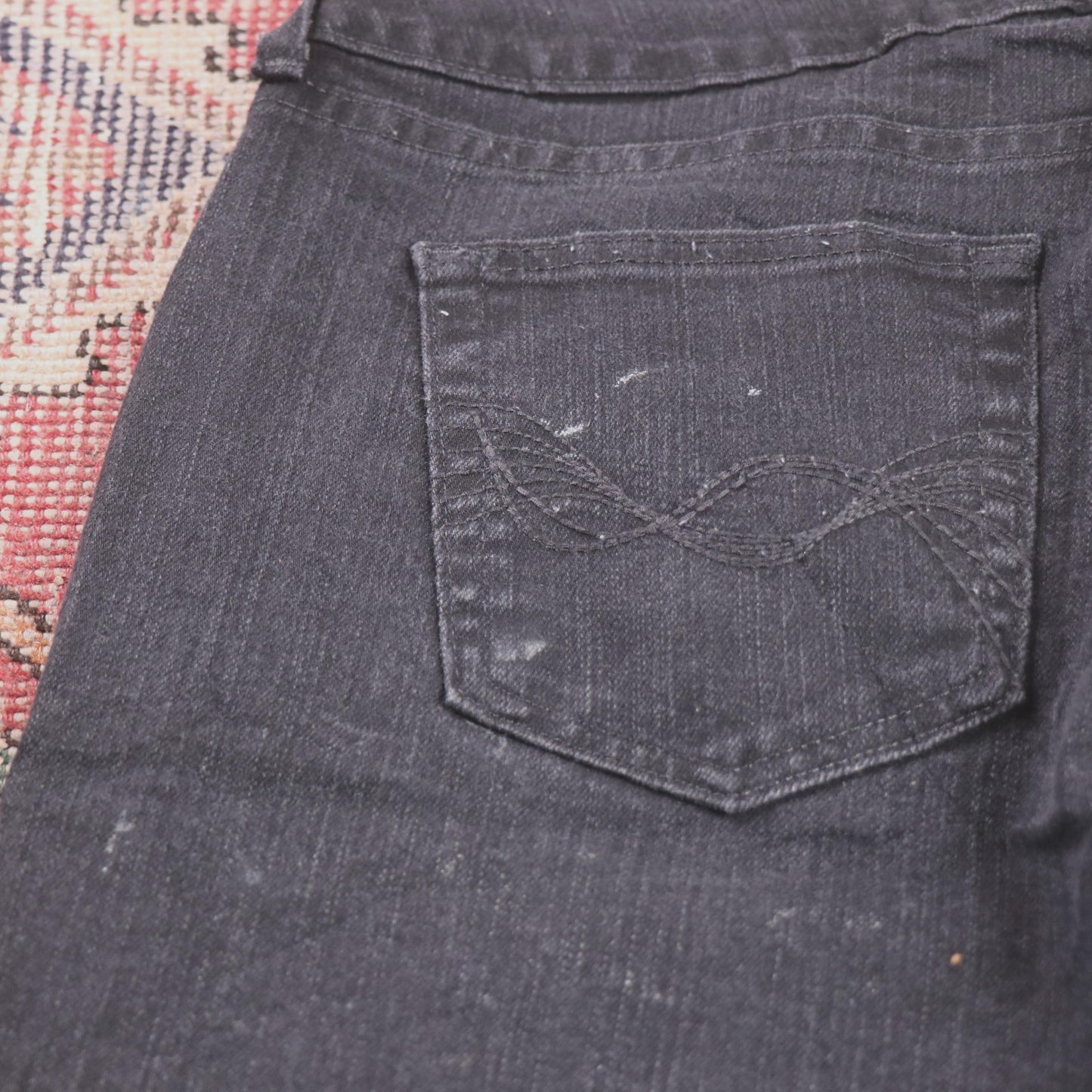 Lee W34 L29 Straight Leg Blue Denim Jeans