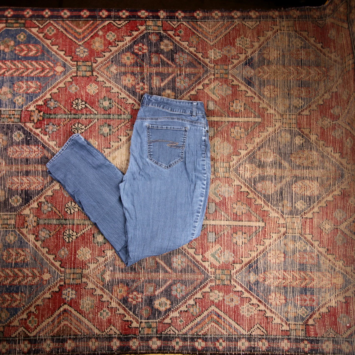 Lee W34 L28 Skinny Blue Denim Jeans