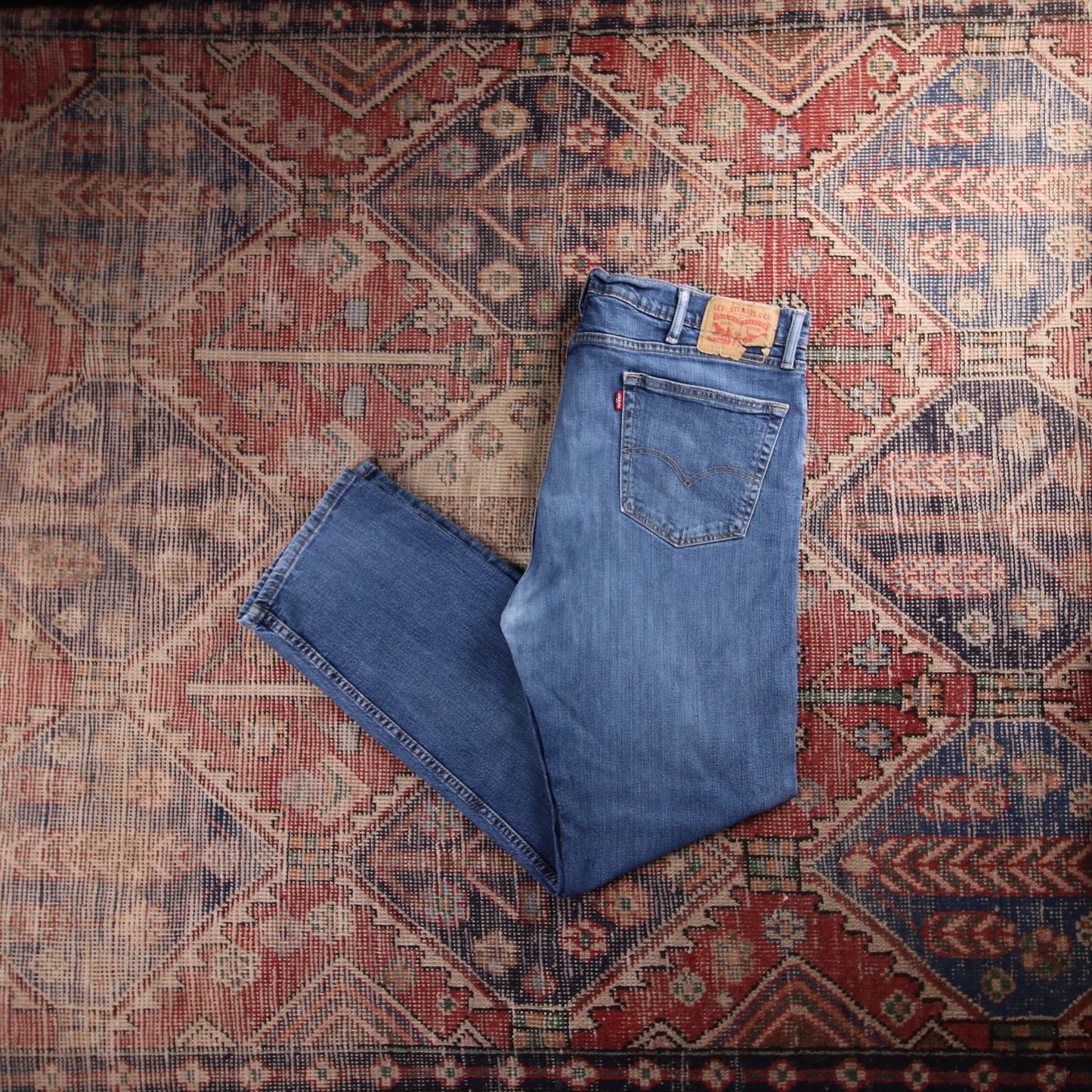 Levi's Red Tab W38 L31 Straight Leg Jeans Blue Denim Jeans