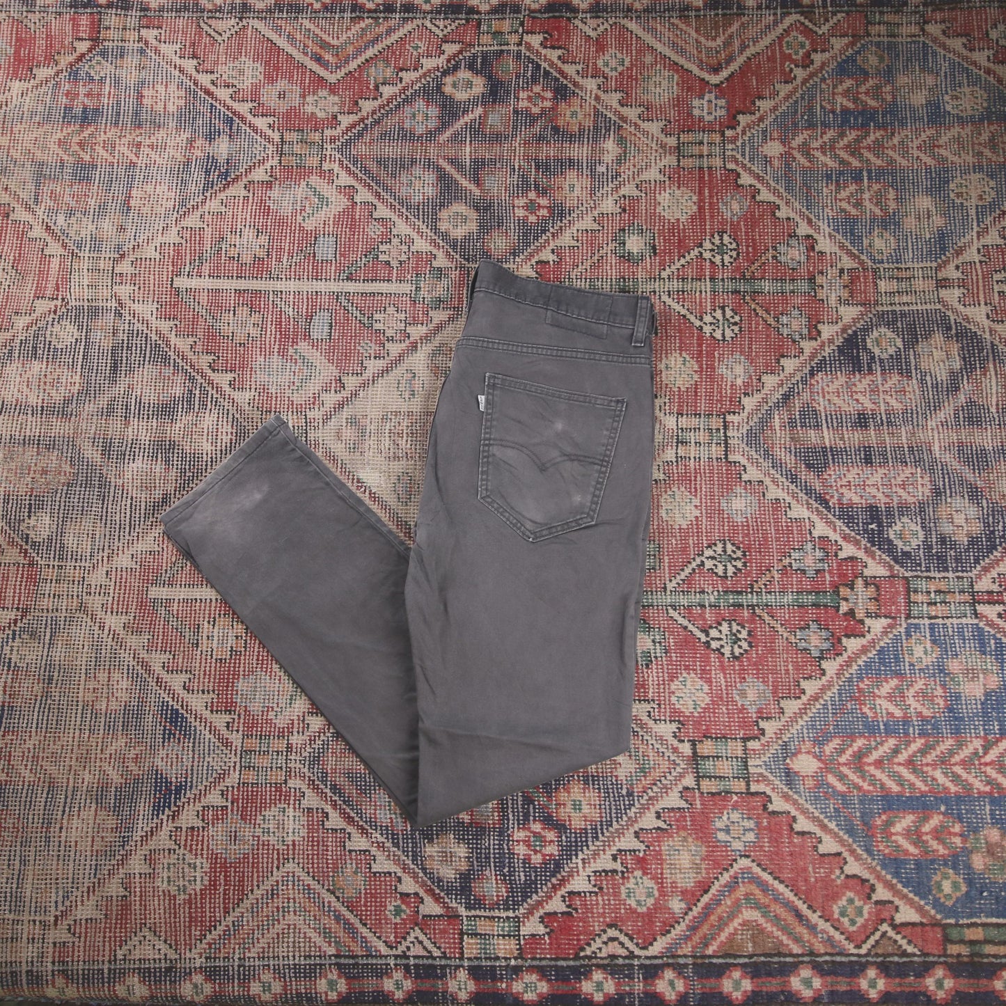 Levi's W34 L31 Straight Leg Black Denim Jeans