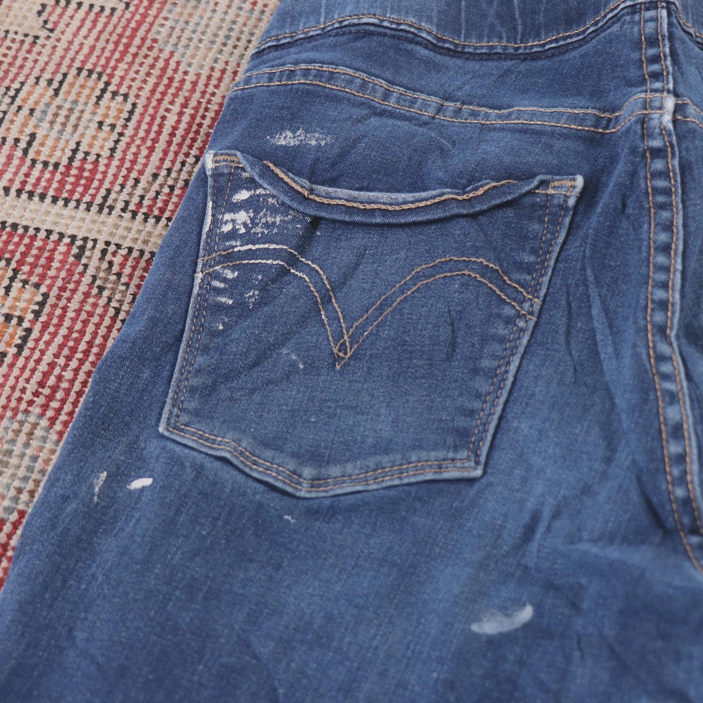 Levi's Red Tab W28 L28 Skinny Low Rise Blue Denim Jeans