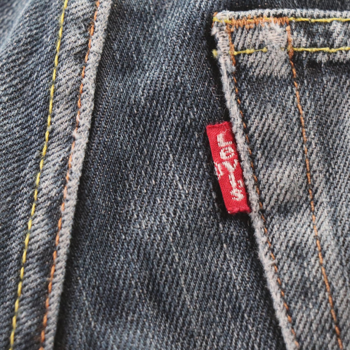 Levi's Red Tab W28 L32 Straight Leg Blue Denim Jeans