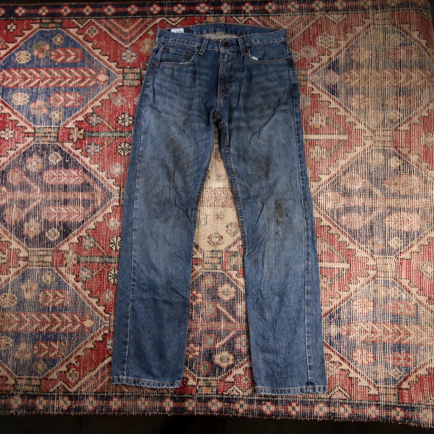 Levi's 559 W30 L31 Straight Leg Relaxed Fit Blue Denim Jeans
