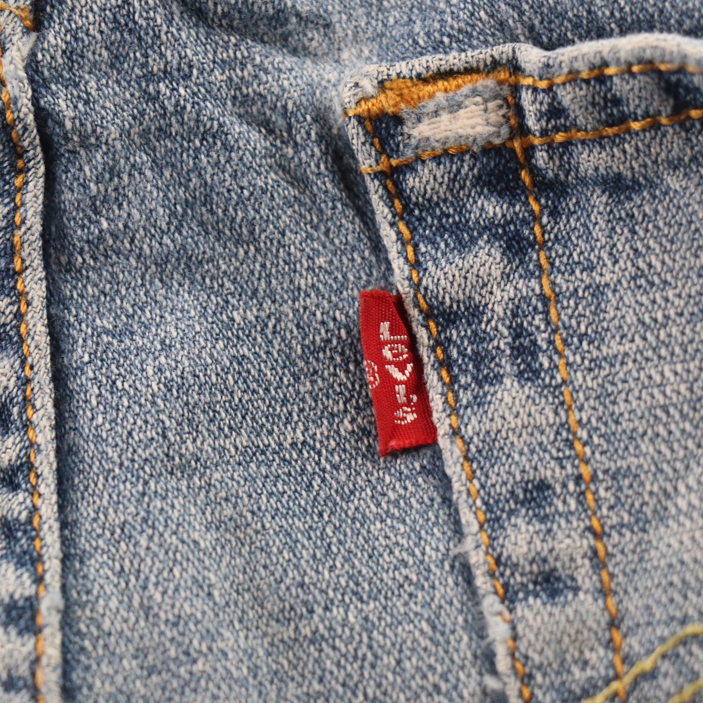 Levi's 525 Red Tab W34 L28 Bootcut Slim Fit Blue Denim Jeans