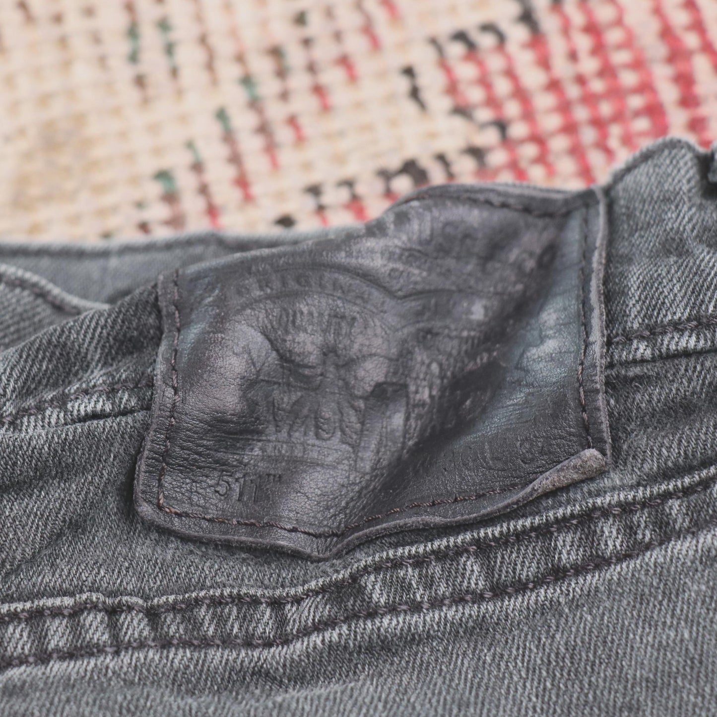 Levi's 511 W36 L29 Slim Fit Black Denim Jeans