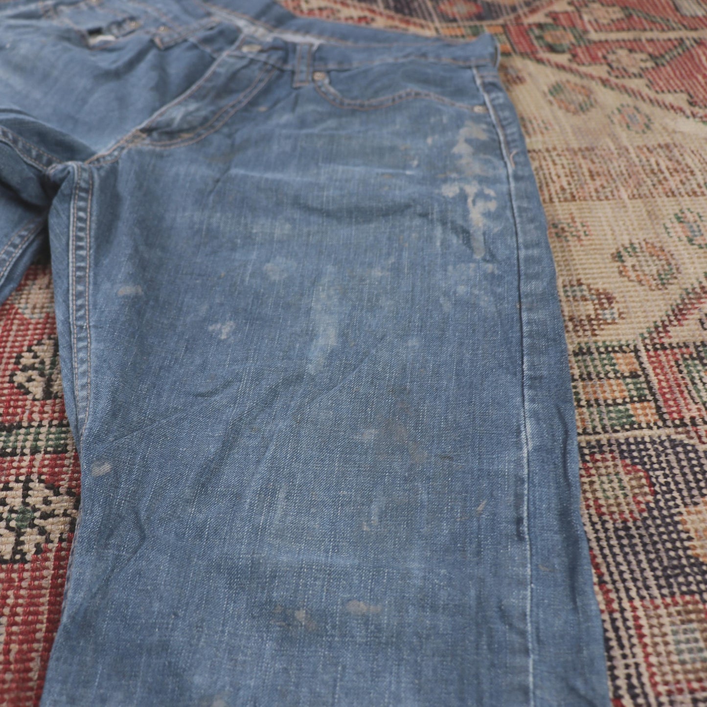 Levi's 514 W28 L27 Straight Leg Relaxed Fit Blue Denim Jeans
