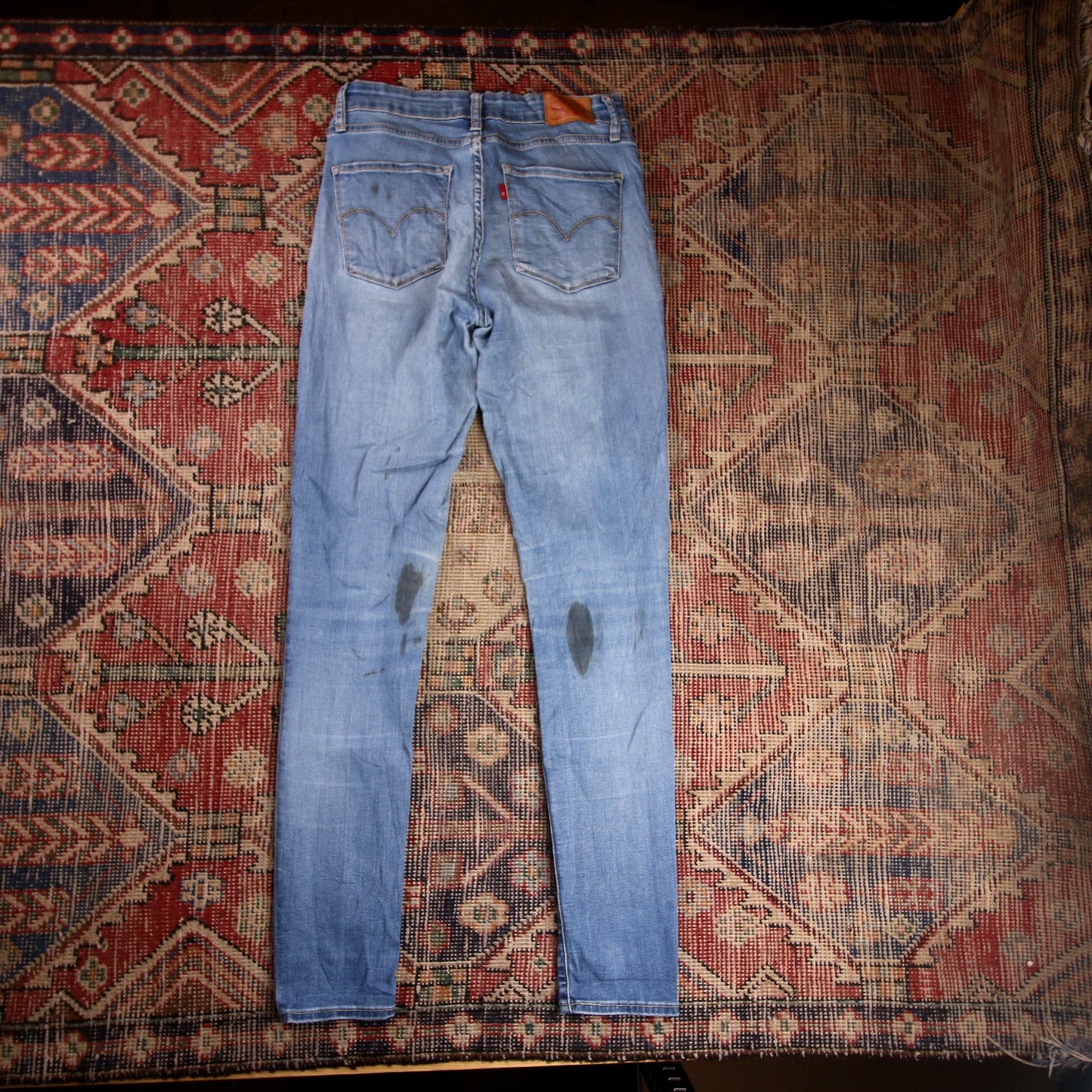 Levi's 721 W28 L31 Skinny Blue Denim Jeans