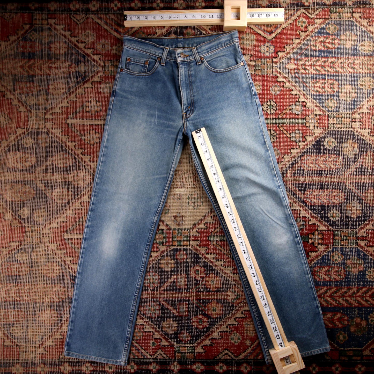 Levi's 511 Red Tab W28 L30 Slim Fit Blue Denim Jeans