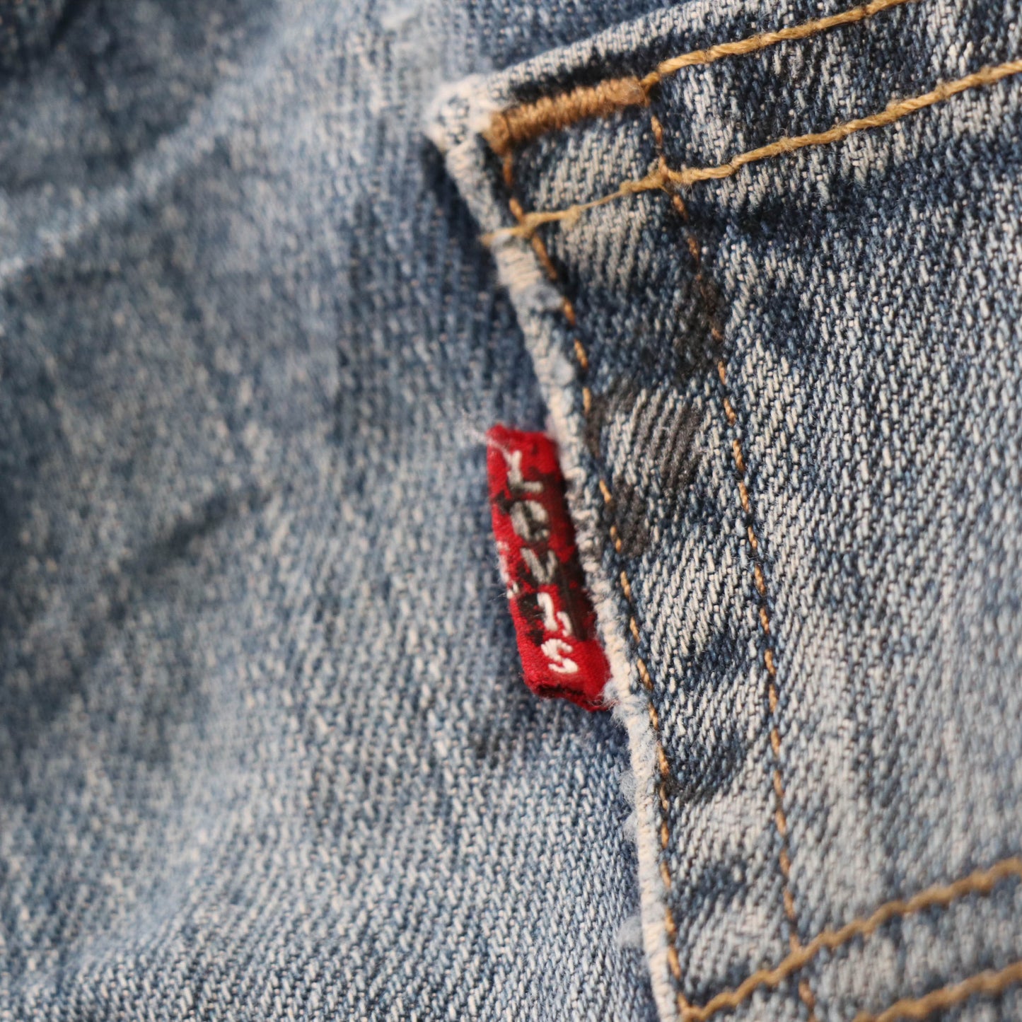 Levi's 514 Red Tab W32 L30 Straight Leg Blue Denim Jeans
