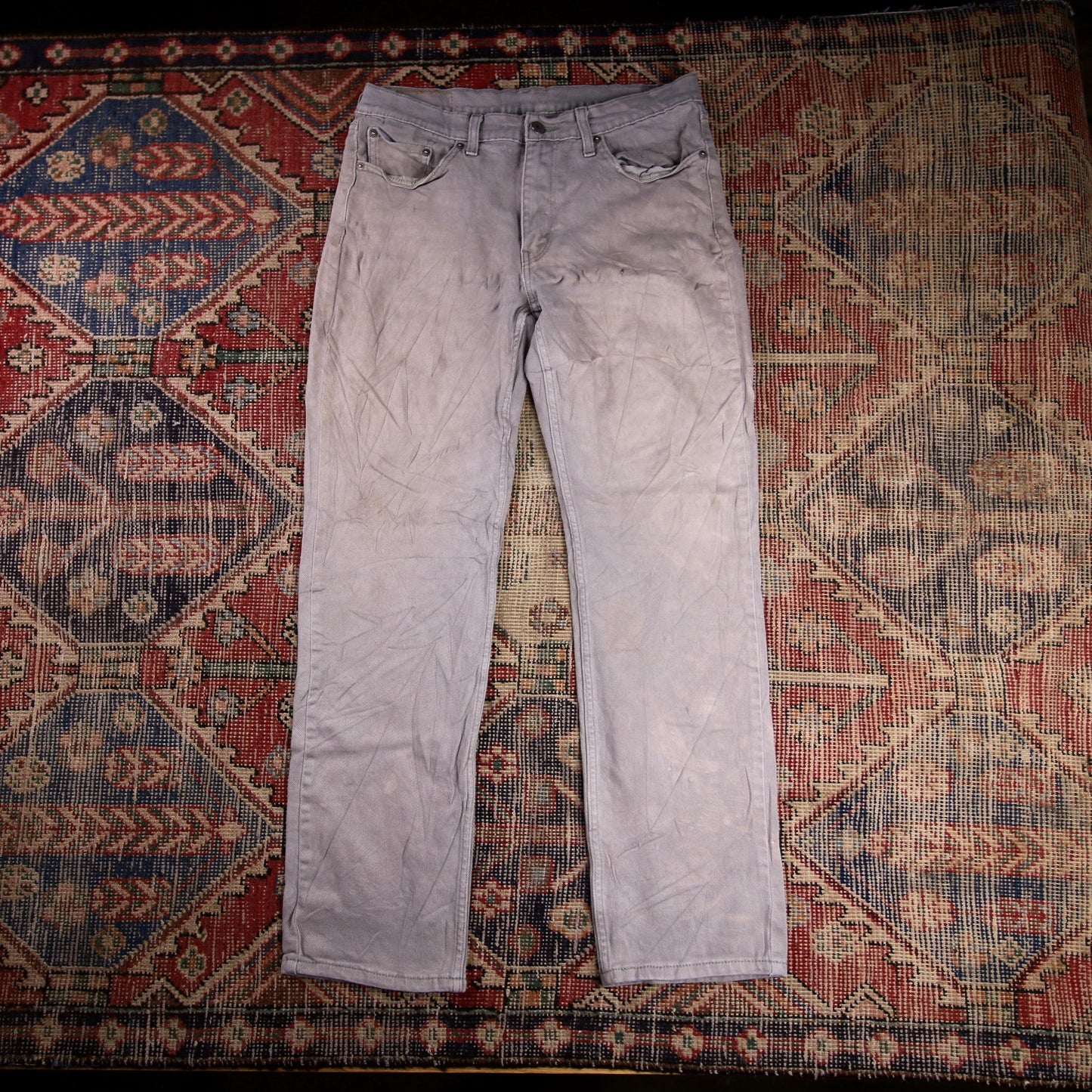 Levi's 514 W32 L30 Straight Leg Grey Denim Jeans