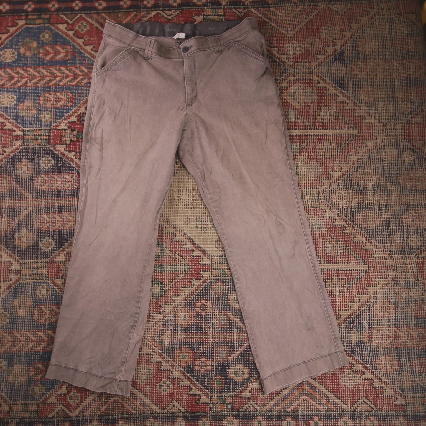 Wrangler W36 L29 Straight Leg Regular Fit Grey Denim Jeans