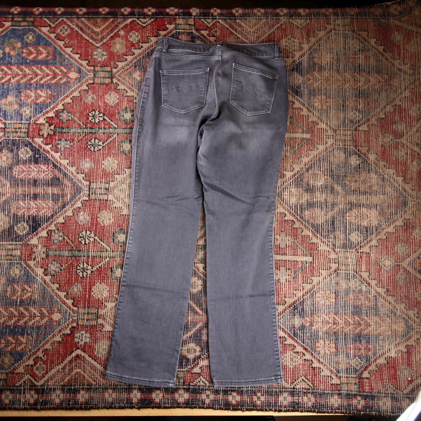 Lee W32 L28 Straight Leg Grey Denim Jeans
