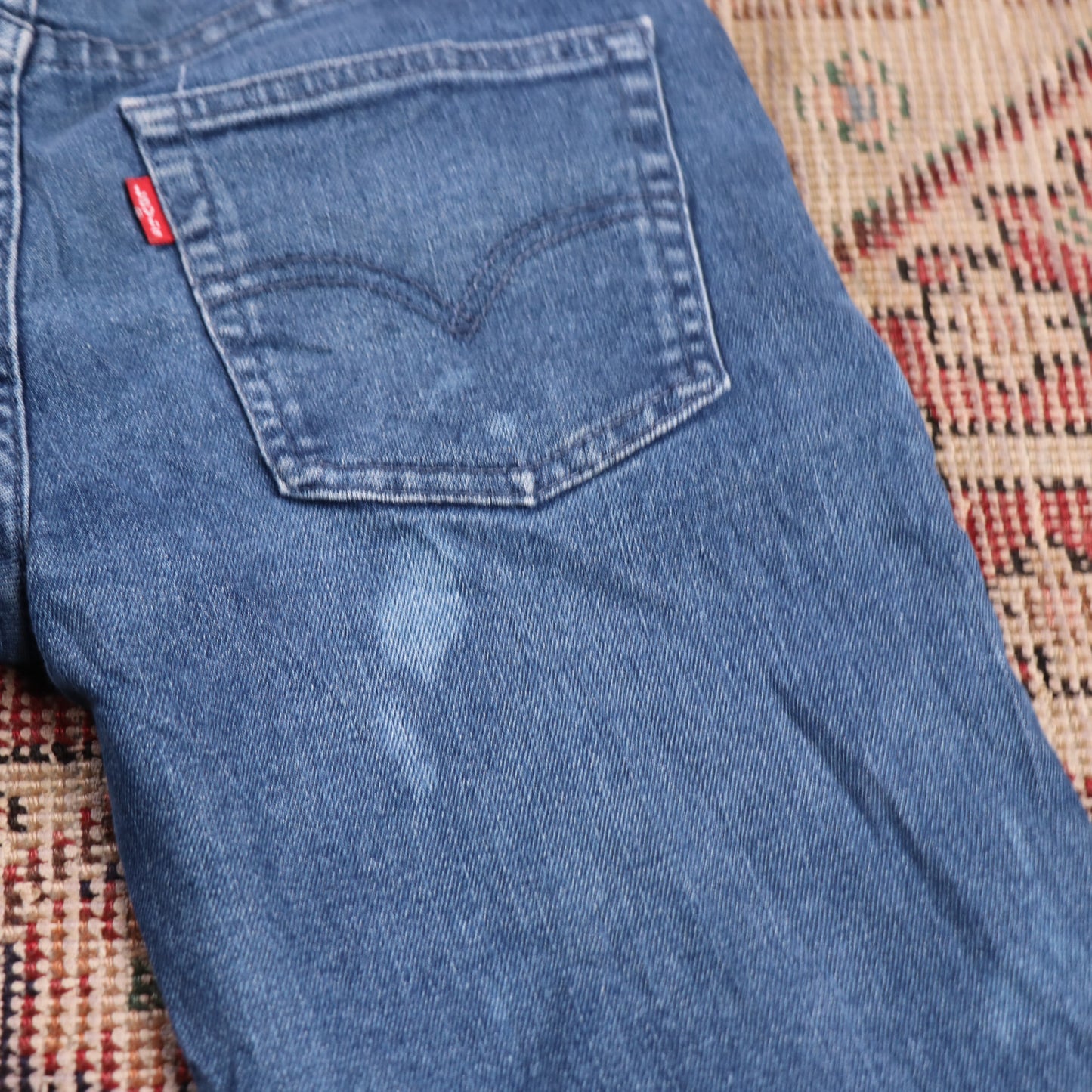 Levi's 514 W26 L26 Straight Leg Blue Denim Jeans