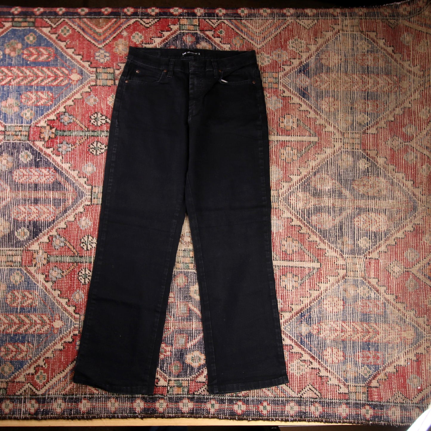 Lee W32 L28 Relaxed Fit Tapered Leg Blue Denim Jeans
