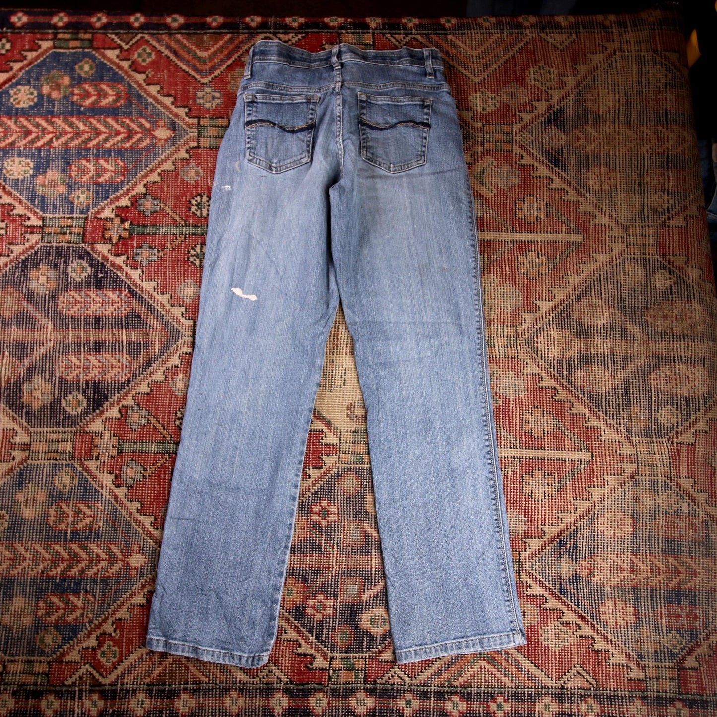Lee W30 L30 Straight Leg Relaxed Fit Blue Denim Jeans