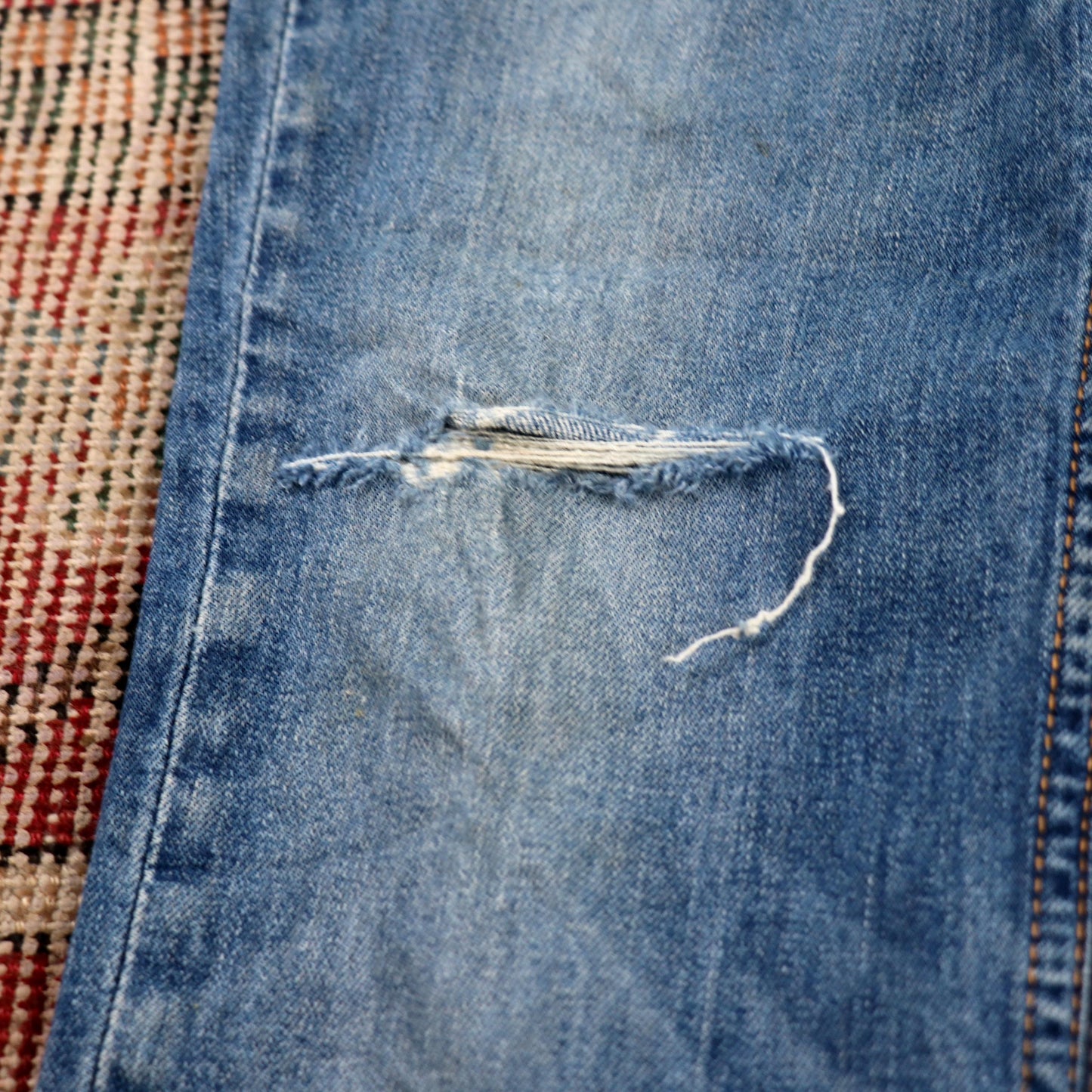 Levi's 511 W30 L26 Slim Fit Classic Ripped Style Blue Denim Jeans