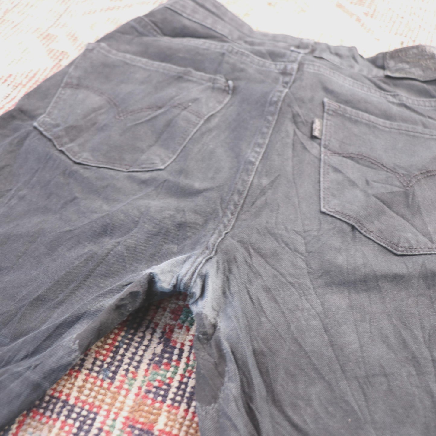 Levi's 721 W26 L27 Skinny Black Denim Jeans