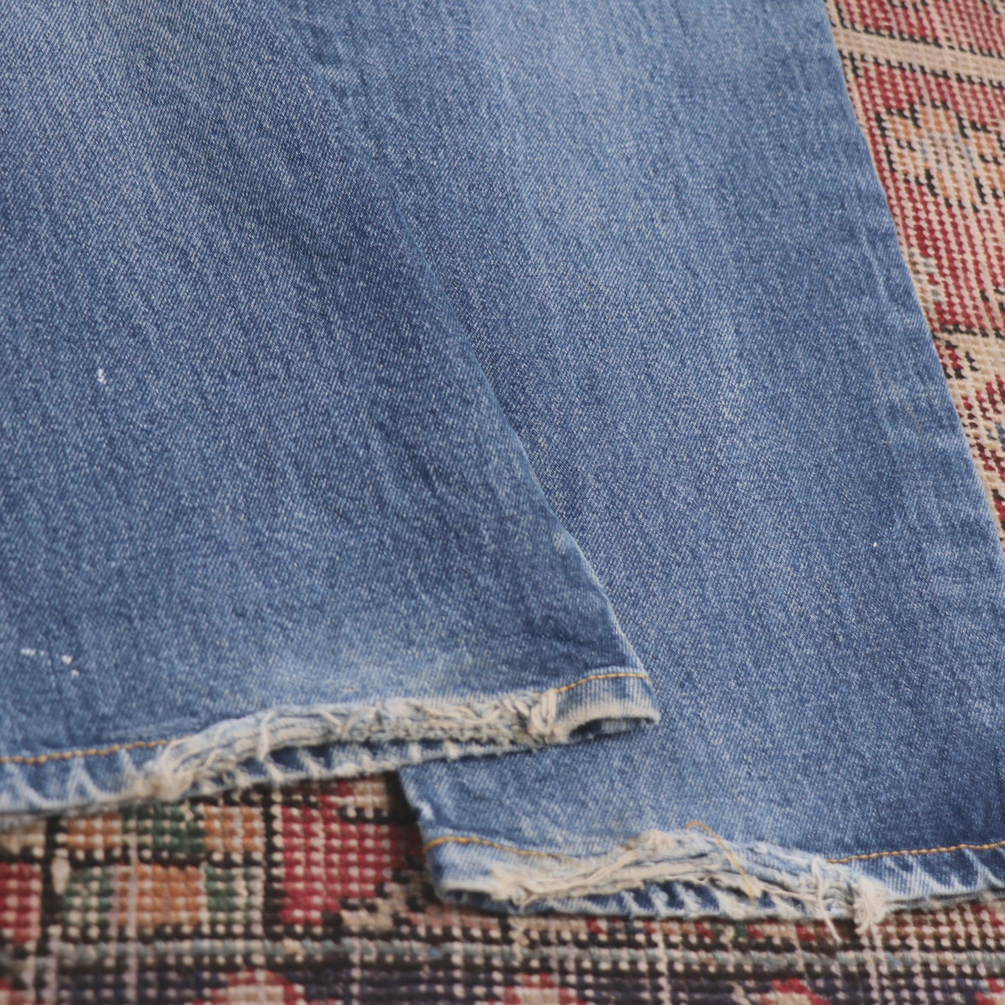 Levi's W30 L30 Straight Leg Classic Ripped Style Blue Denim Jeans