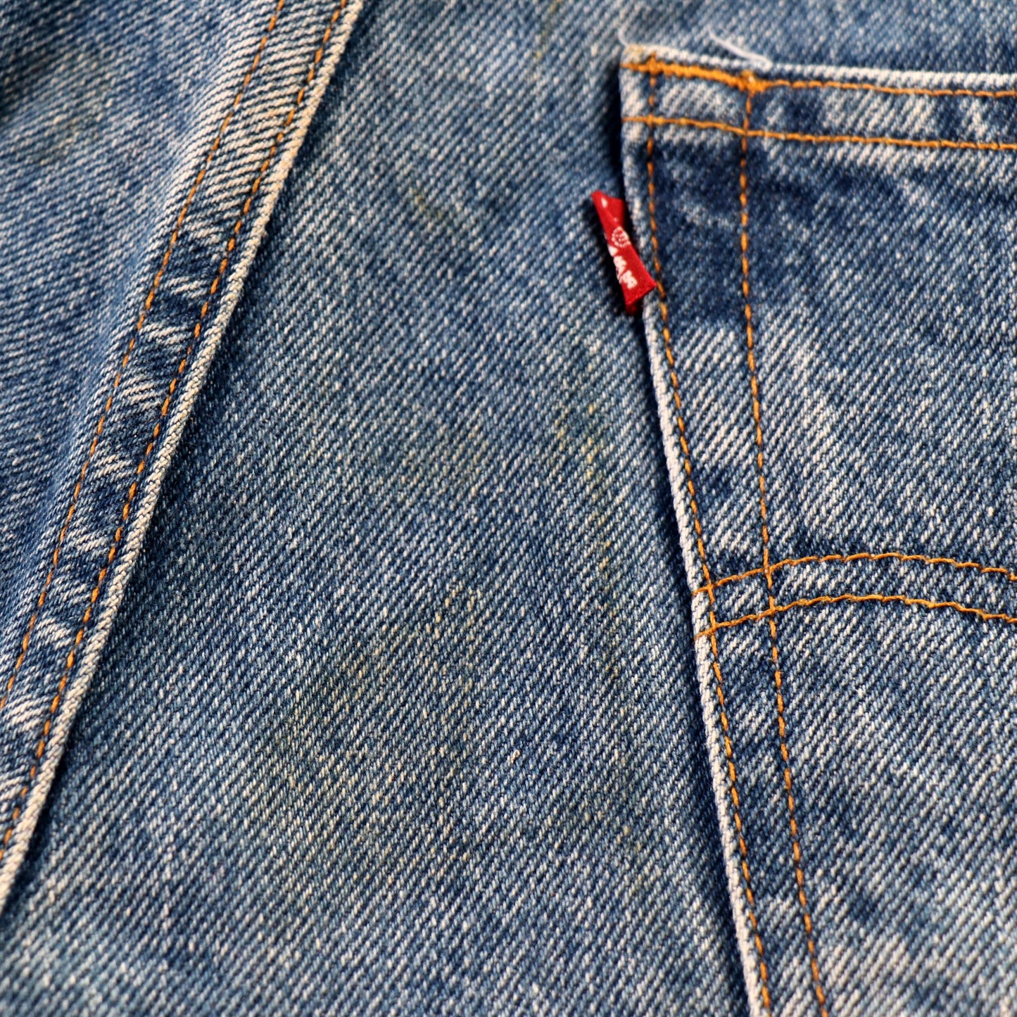 Levi's 505 Red Tab W36 L26 Straight Leg Regular Fit Blue Denim Jeans