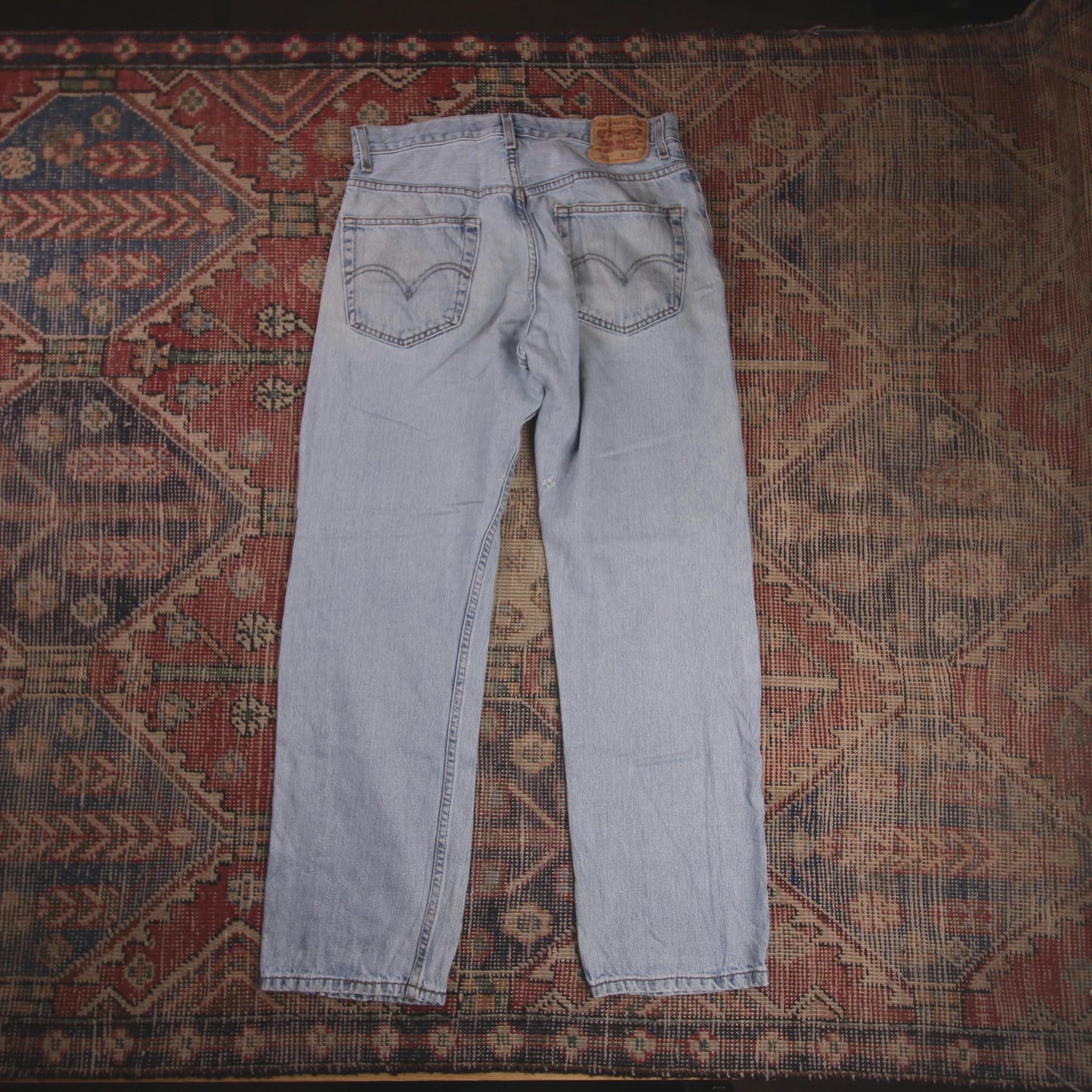 Levi's 505 W32 L28 Straight Leg Regular Fit Blue Denim Jeans