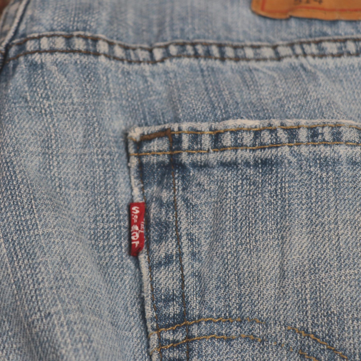 Levi's 514 W34 L29 Straight Leg Blue Denim Jeans