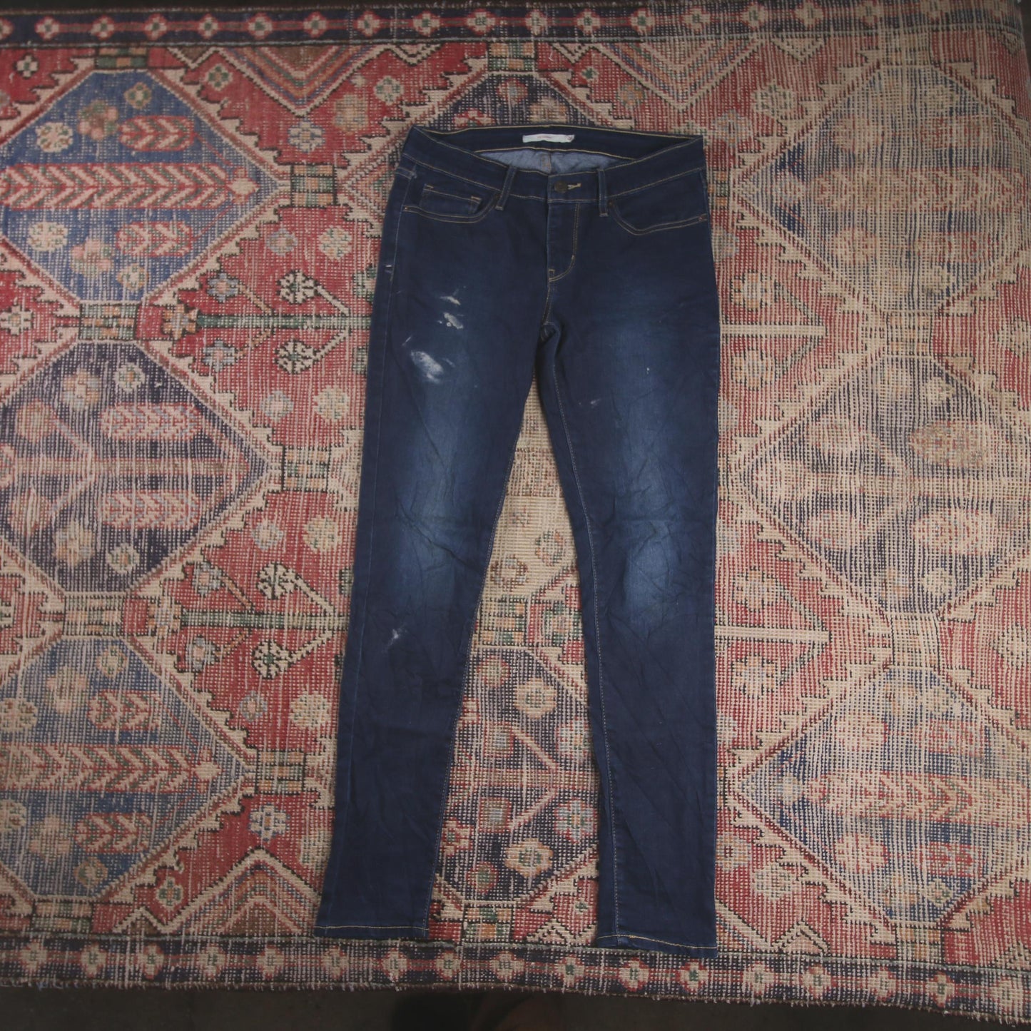 Levi's 711 W28 L28 Skinny Blue Denim Jeans