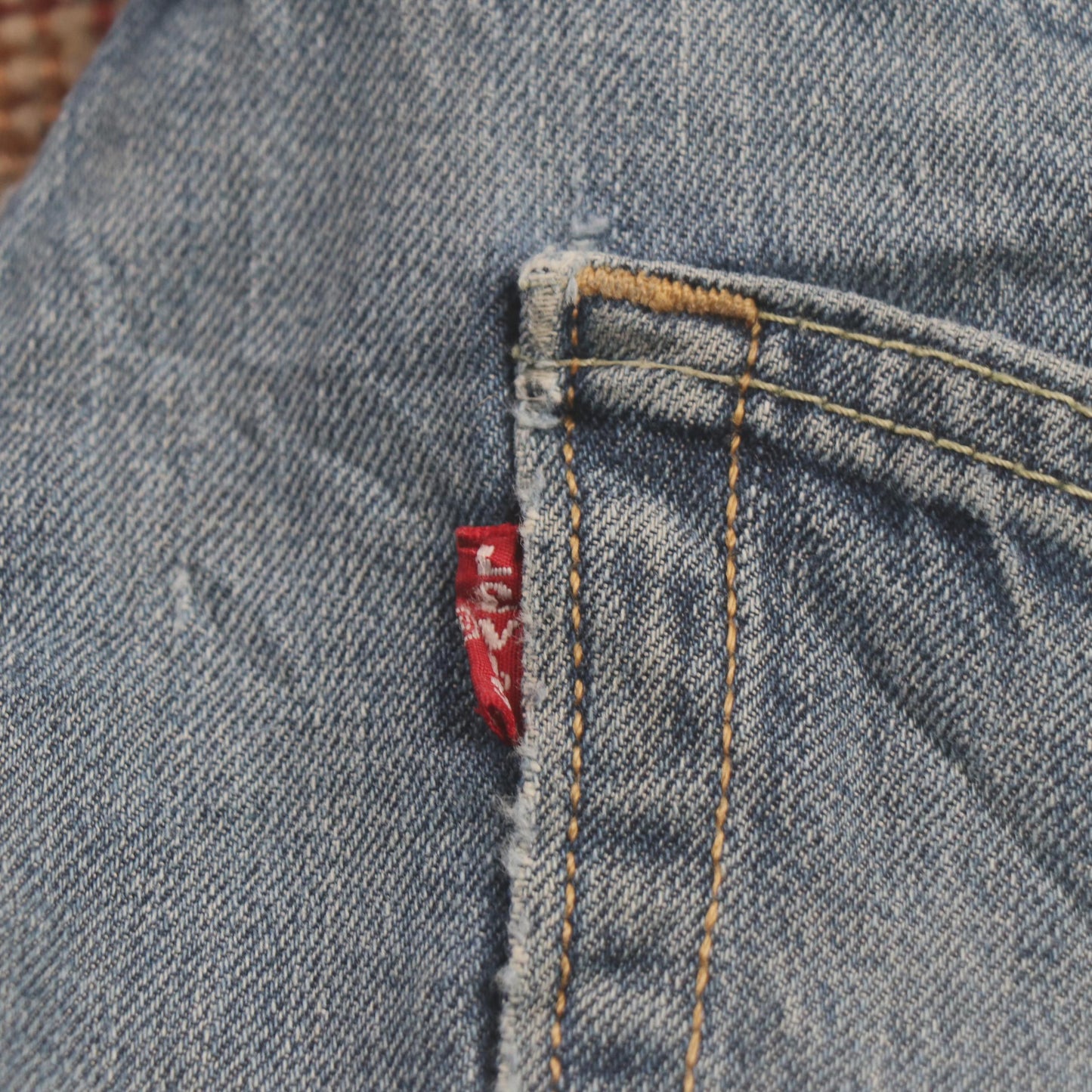 Levi's 505 W34 L32 Straight Leg Regular Fit Blue Denim Jeans