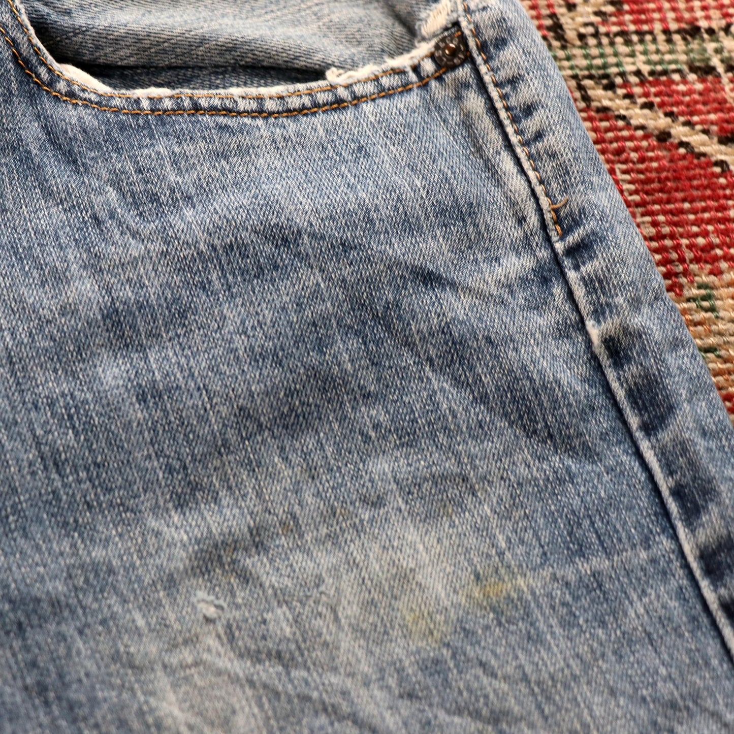 Levi's W36 L30 Bootcut Blue Denim Jeans