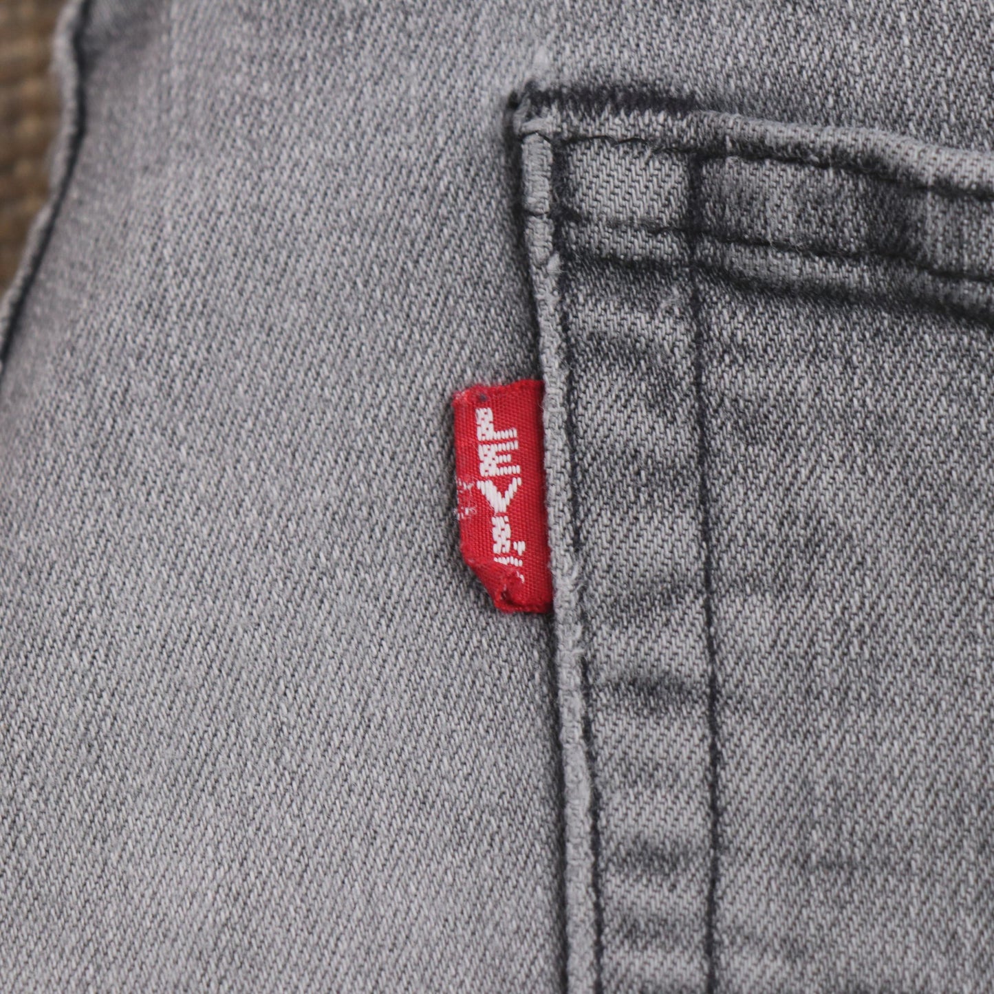 Levi's 514 Capital E W30 L28 Straight Leg Grey Denim Jeans
