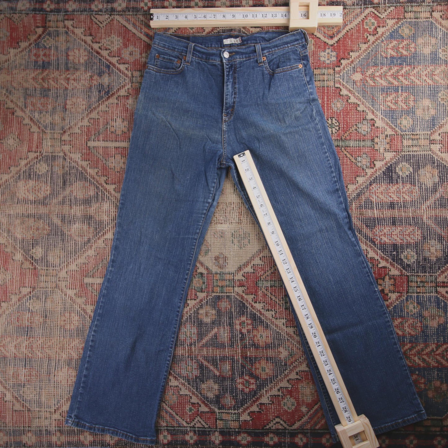 Levi's Red Tab W32 L29 Straight Leg Blue Denim Jeans