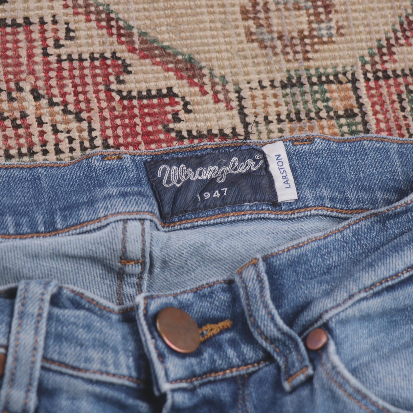 Wrangler W26 L30 Skinny Blue Denim Jeans