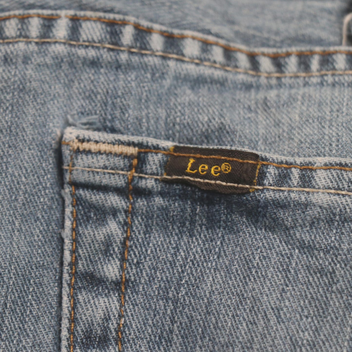Lee W42 L29 Straight Leg Relaxed Fit Blue Denim Jeans