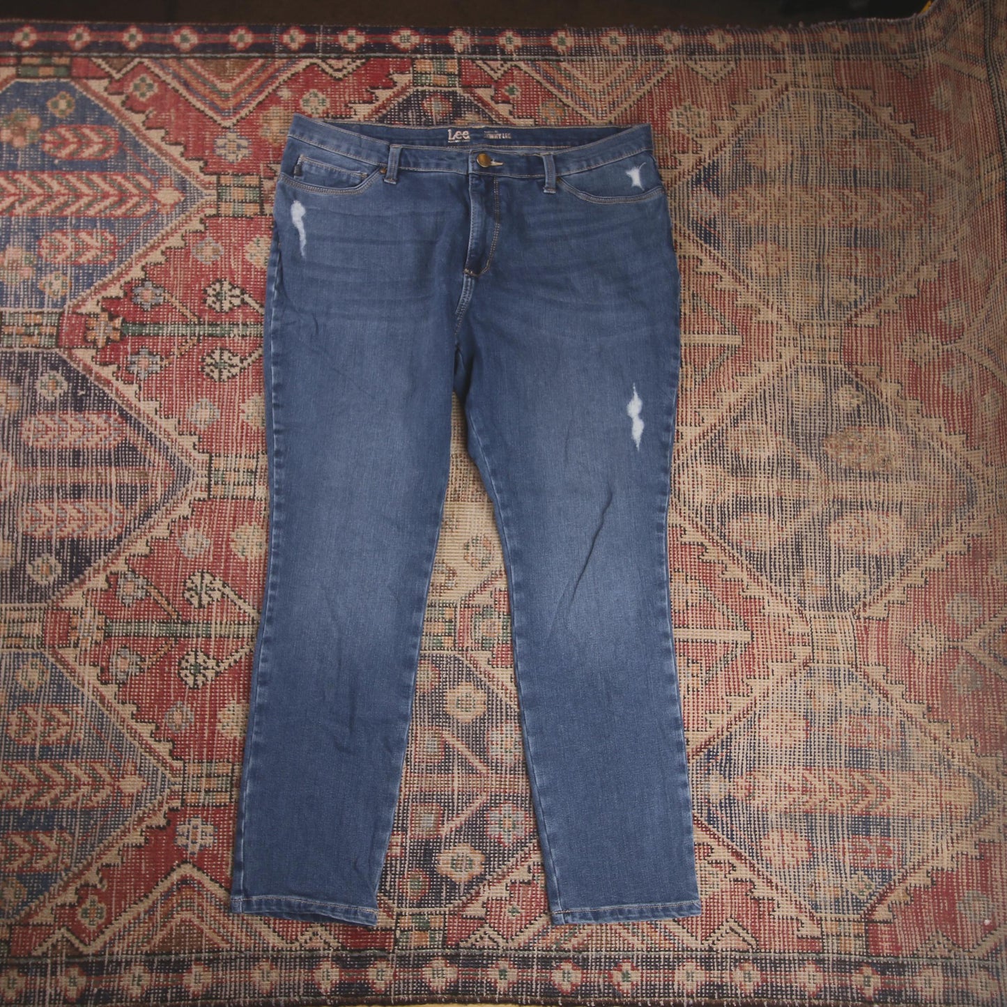 Lee W36 L28 Skinny Blue Denim Jeans