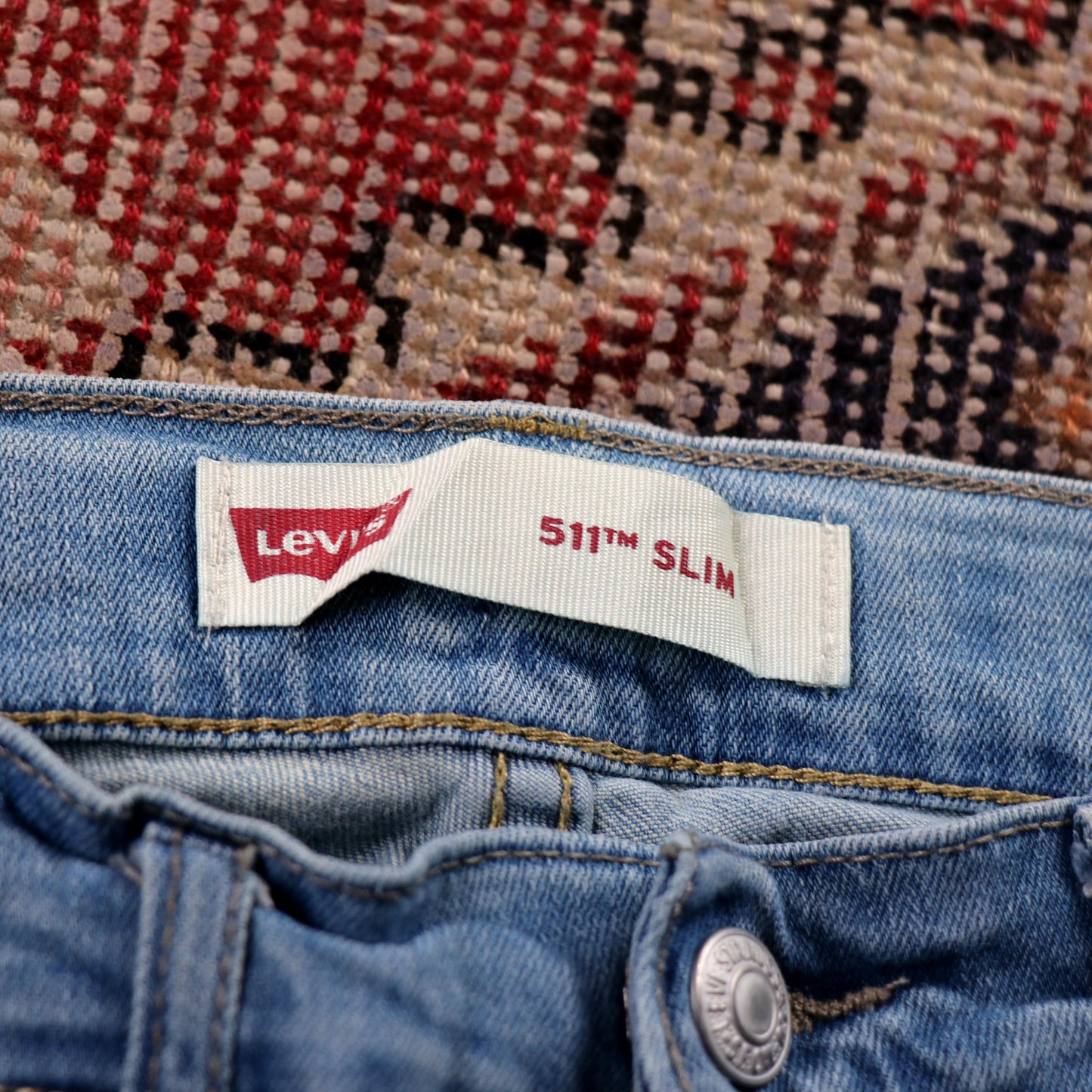 Levi's 511 W26 L26 Slim Fit Blue Denim Jeans