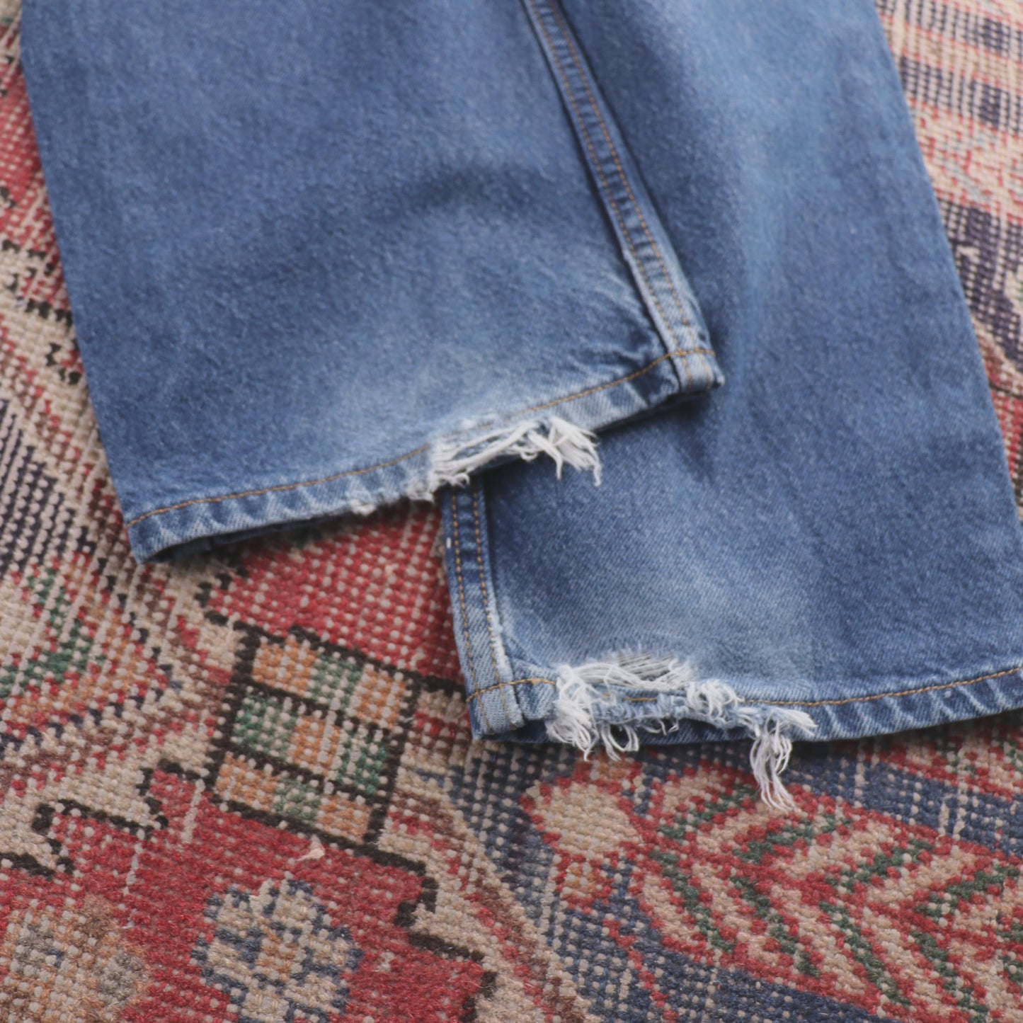 Levi's 505 W30 L35 Straight Leg Regular Fit Blue Denim Jeans