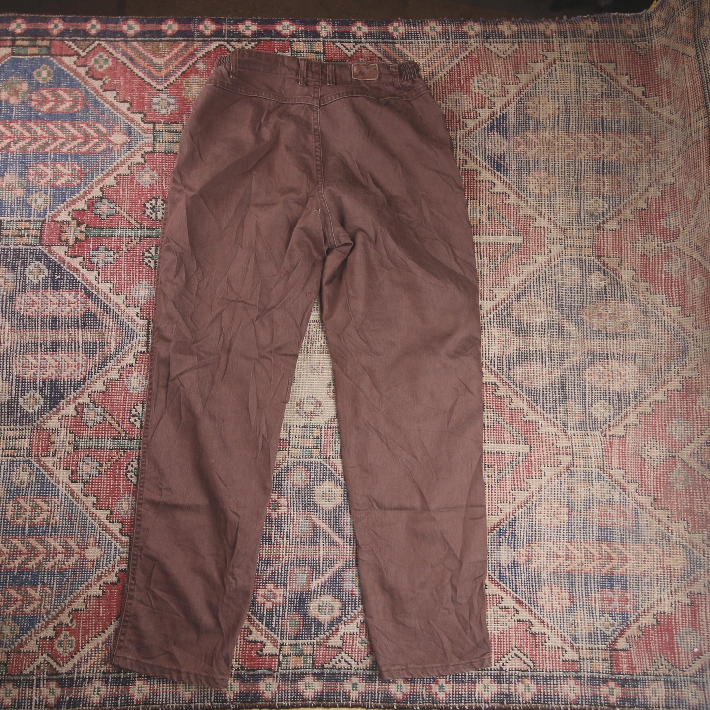 Lee W30 L30 Straight Leg Loose Fit Brown Denim Jeans