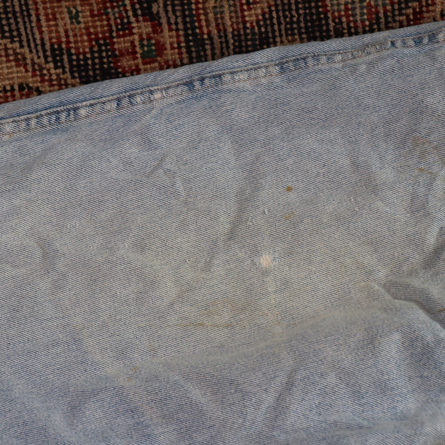 Wrangler W46 L29 Straight Leg Blue Denim Jeans