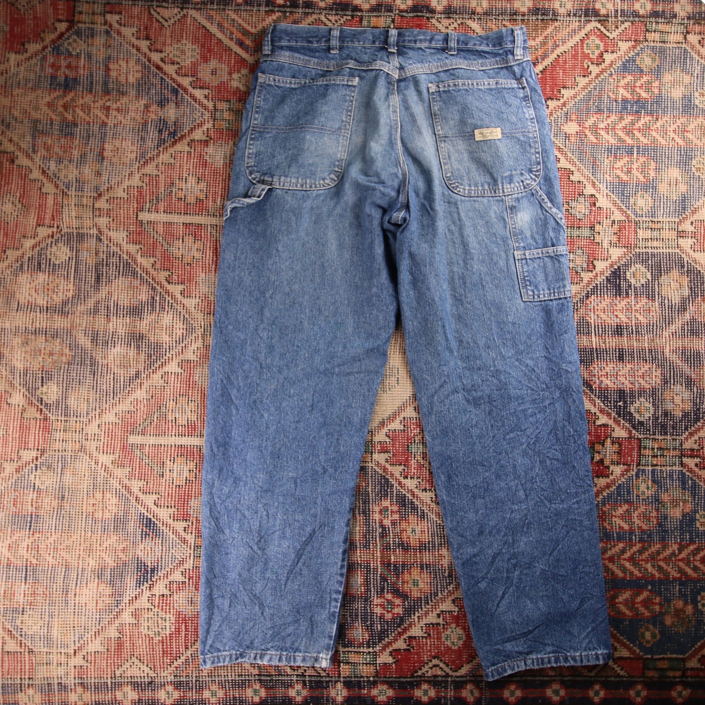 Wrangler W38 L30 Carpenter Blue Denim Jeans