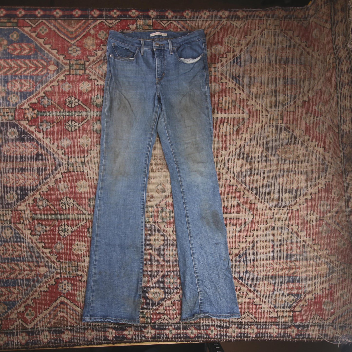 Levi's 315 W30 L30 Flared Blue Denim Jeans