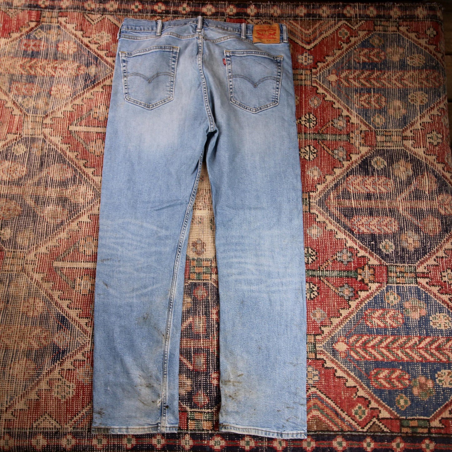 Levi's 505 W36 L30 Straight Leg Regular Fit Blue Denim Jeans
